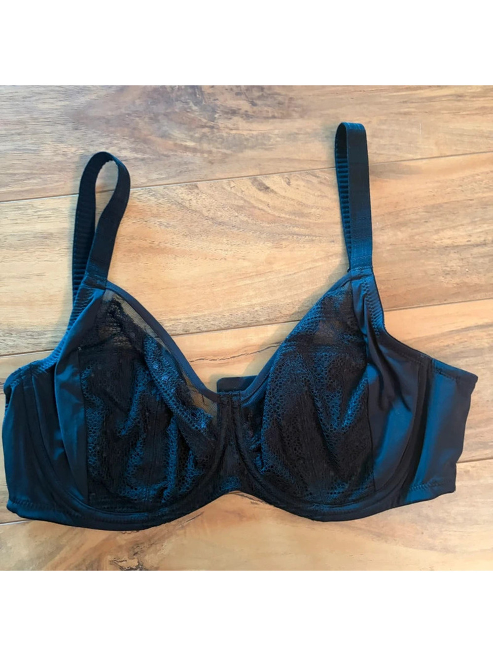 Understance Salma FlexWire Full Coverage Lace Bra - Black 34D